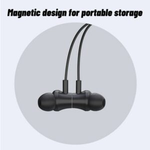 Lenovo HE05 Wireless Neckband Bluetooth 5.0 Headphone Wireless Headset With Heavy Bass Stereo Earphones High Quality Magnetic Attraction Intelligent Noise Reduction Cancelling Sports Headset
