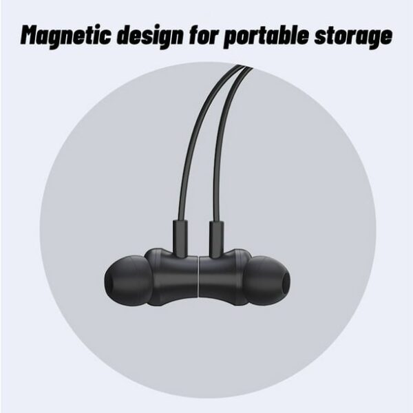Lenovo HE05 Wireless Neckband Bluetooth 5.0 Headphone Wireless Headset With Heavy Bass Stereo Earphones High Quality Magnetic Attraction Intelligent Noise Reduction Cancelling Sports Headset