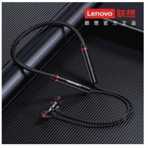 Lenovo HE05 Wireless Neckband Bluetooth 5.0 Headphone Wireless Headset With Heavy Bass Stereo Earphones High Quality Magnetic Attraction Intelligent Noise Reduction Cancelling Sports Headset