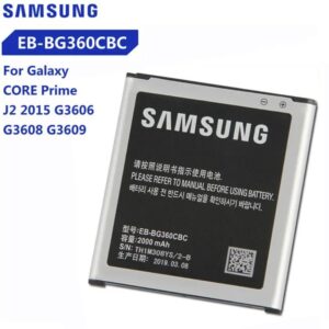 Samsung Galaxy J2 2015 / Core Prime Battery Replacement EB-BG360BBE Battery with 2000mAh Capacity_Silver