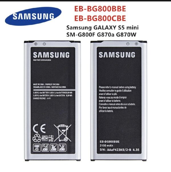 Samsung Galaxy S5 Mini EB-BG800BBE battery price in Pakistan