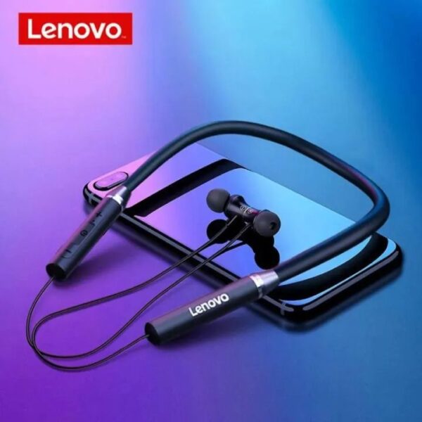 Lenovo Necband HE05 Wireless Bluetooth 5.0 Neckband Earbuds Sports Waterproof Headset Hi-Fi Sound Bass In-Ear Earphone