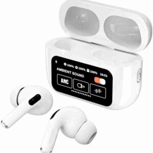 AIRPODS A9 PRO Touch Screen ANC/ENC Noise Reduction, Touch Control Wireless Headset TWS Noise Cancelling Earbud Bluetooth 5.4 Wireless Earbuds