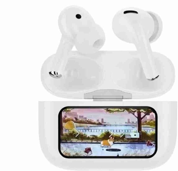 AIRPODS A9 PRO Touch Screen ANC/ENC Noise Reduction, Touch Control Wireless Headset TWS Noise Cancelling Earbud Bluetooth 5.4 Wireless Earbuds