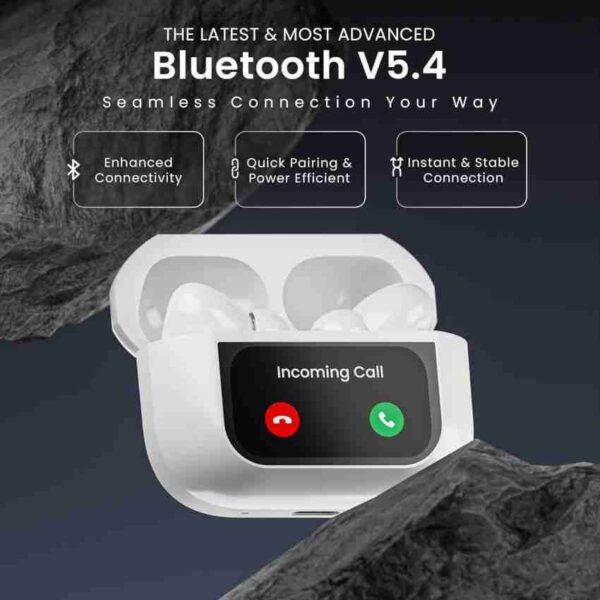 AIRPODS A9 PRO Touch Screen ANC/ENC Noise Reduction, Touch Control Wireless Headset TWS Noise Cancelling Earbud Bluetooth 5.4 Wireless Earbuds