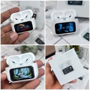 AIRPODS A9 PRO Touch Screen ANC/ENC Noise Reduction, Touch Control Wireless Headset TWS Noise Cancelling Earbud Bluetooth 5.4 Wireless Earbuds