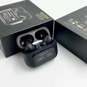 A9 Pro AirPods_ Touch Screen Display Wireless Airpods_ Bluetooth 5.4, Super Sound Bass, Active Noise Cancelation ANC & ENC Charging Case Type C and Extra Ear-Buds, Pop-Up Feature Compatible with All Devices