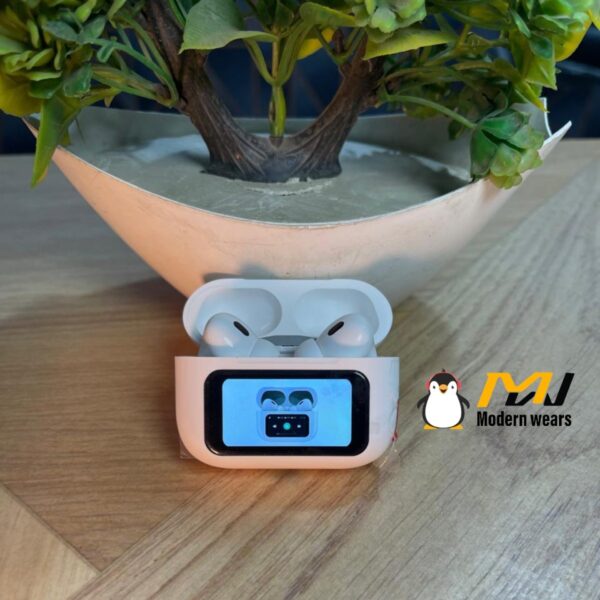 AIRPODS A9 PRO Touch Screen ANC/ENC Noise Reduction, Touch Control Wireless Headset TWS Noise Cancelling Earbud Bluetooth 5.4 Wireless Earbuds