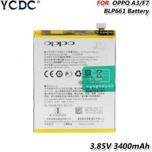 Oppo F7 Battery Replacement BLP609 For Oppo F7 3400mAh - Silver