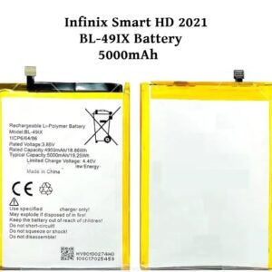 Infinix Smart HD 2021 Battery Replacement BL-49IX Battery with 5000mAh _ Silver