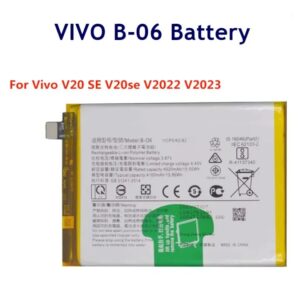 Vivo V20 SE Battery Replacement B-06 Battery with 4100mAh _ Silver