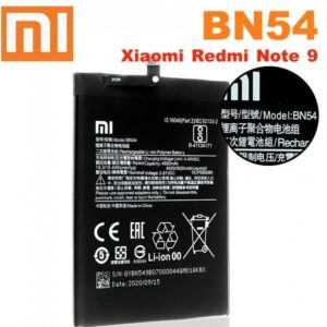 Xiaomi Redmi Note 9 Battery BN54 Replacement Premium Quality 5020mah Battery For Xiaomi Redmi Note 9