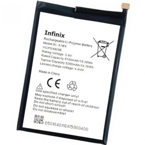 Infinix Note 8 (X692) Battery Replacement BL-51BX Battery with 5200mAh Capacity_Silver