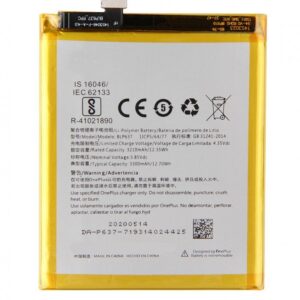 BLP637 Battery For OnePlus 5 5T One Plus 5 5T Genuine Phone Battery 3000mAh