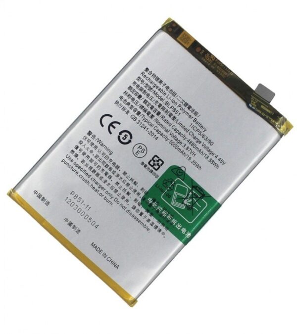 BLP851 Battery For OPPO A74 CPH2195 A54 5G F19 F19S Capacity-5000mAh