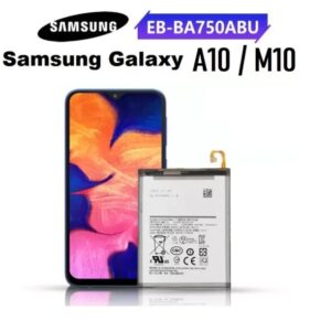 Samsung A10 / M10 / A7 2018 Battery Replacement EB-BA750ABU Battery With 3300mAh Capacity- Silver