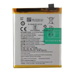 OnePlus 6T Battery Replacement BLP685 Battery with 3700mAh Capacity - Silver