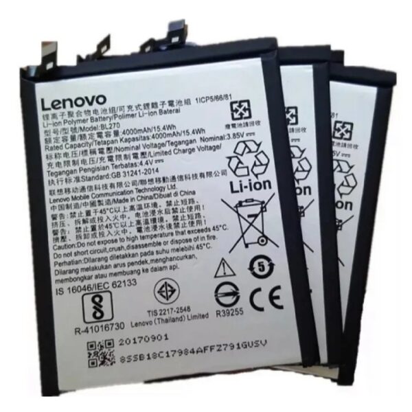 BL270 Battery Motorola g5 plus battery k6 note k8 note K6 plus BL-270 Brand new Battery Lenovo Moto