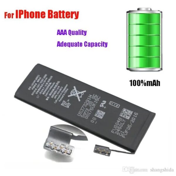 Apple IPhone 6 , 6G Battery Replacement with 1810mAh Capacity_Black