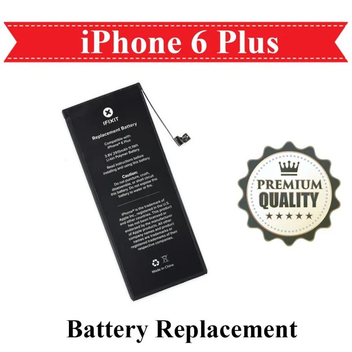 Apple iPhone 6 Plus Battery Replacement For iPhone 6+ Plus 2915mAh - Black