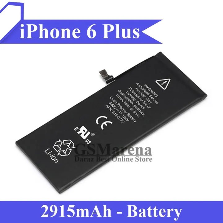 Apple iPhone 6 Plus Battery Replacement For iPhone 6+ Plus 2915mAh - Black