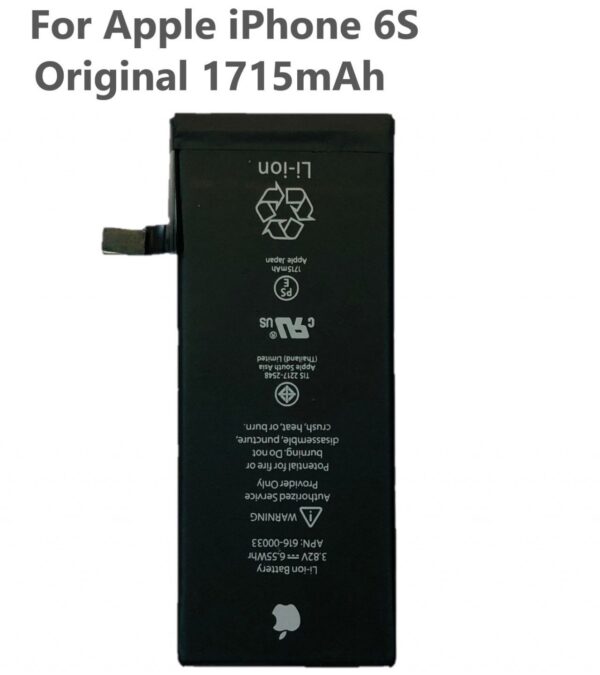 Apple iPhone 6s Battery Replacement Premium Quality 1715mAh For Apple iPhone 6s