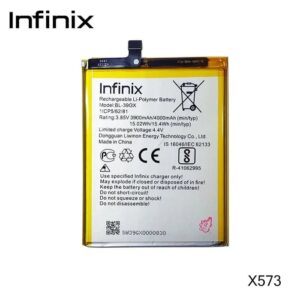 Infinix Hot S3 (X573) , Hot 6 Pro (X608) Battery Replacement BL-39GX Battery with 3.8v & 3920mAh Capacity_Silver