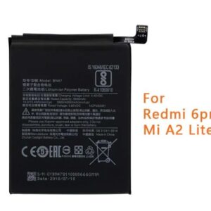 Xiaomi Redmi 6 Pro / A2 Lite Battery Replacement BN47 Battery With 3900 mAh Capacity