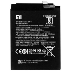 Xiaomi Redmi 6 Pro / A2 Lite Battery Replacement BN47 Battery With 3900 mAh Capacity