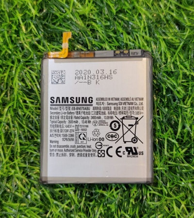 Original Samsung Galaxy Note 10 Battery EB-BN970ABU Capacity-3400mAh