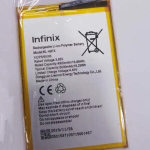 Infinix BL-49FX BL49FX Battery Replacement For Infinix Hot 8 With 4900/5000mAh Capacity-Silver