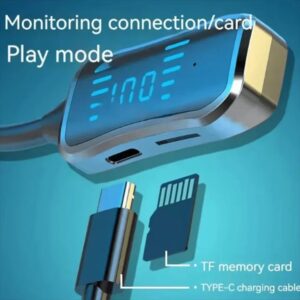 Wireless Neckband Bluetooth Earphones Headphones Outdoor Sports Headset 5.3 With Charging Bin  Earbuds for Muisc