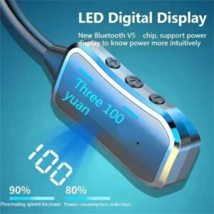 Wireless Neckband Bluetooth Earphones Headphones Outdoor Sports Headset 5.3 With Charging Bin  Earbuds for Muisc